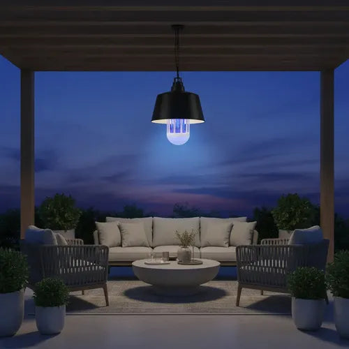 Lámpara Genérica00 Led 12w Colgable Blanca