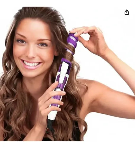Buclera Rizador De Pelo Ondas Perfectas Espiral Ceramica
