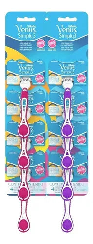 Máquina Para Afeitar Gillette Venus Simply3 Descartable 8 U · 15723 · foto 03