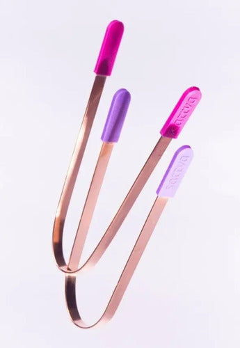 Limpia Lengua Sattva Pack X20 Slim 100% Cobre Varios Colores