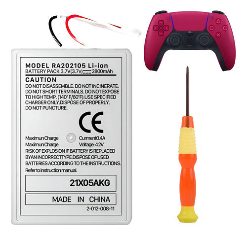 Batería Ps5 Ion Litio Ra202105 2800mah