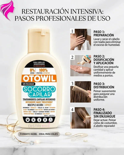 Otowil Socorro Capilar Reparador sin Enjuague Vegano 60g · 17740 · foto 02
