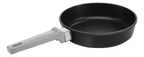 Set X2 Sartenes 20cm Y 24cm De Aluminio Fundido Con Recubrimiento Antiadherente Sin Pfoa Con Mango Gris Tio Tito