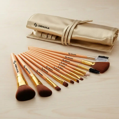 Set de 24 Brochas de Maquillaje Dehuka con Estuche Marrón · 17641 · foto 02