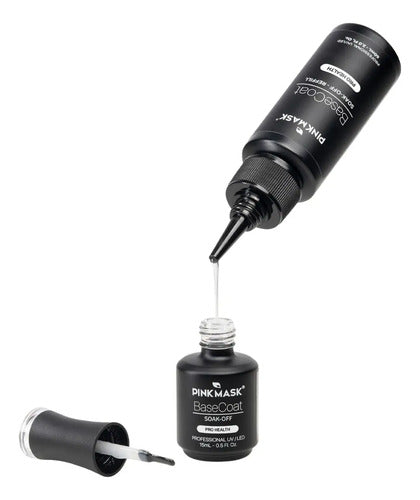 Pink Mask Semipermanente Reffill 001 Base Coat 60ml Color Transparente · 17344 · foto 03