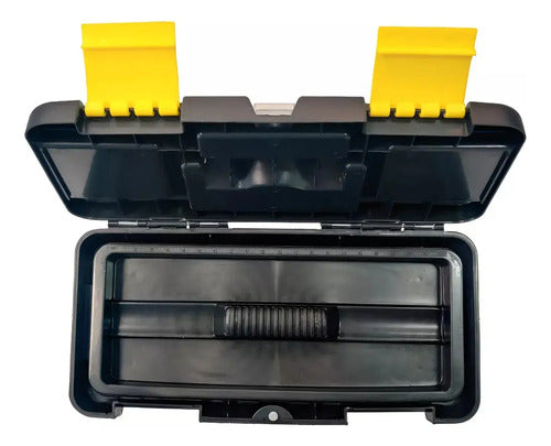 Caja De Herramientas Plastica 25 Cm X 12 Cm X 10 Cm Negra Co