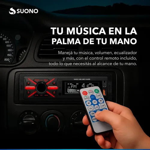 Estéreo Bluetooth Frente Desmontable Neg