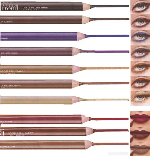 Delineador de Ojos en Lápiz Avon Color Trend Negro Mate · 2107 · foto 02