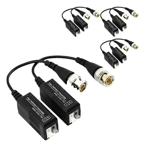 Pack Balun X 4 Para Video Dvr Conector C