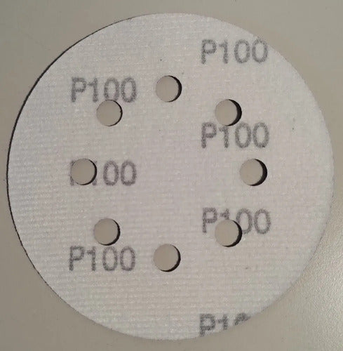 Lija Redonda con Velcro 125mm Perforada Orbital Pack x 10 · 16058 · foto 03