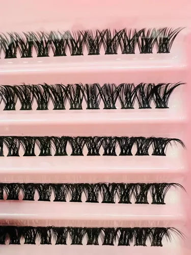 Kit Extensiones De Pestañas Cluster Pegamento Pinza Tiktok