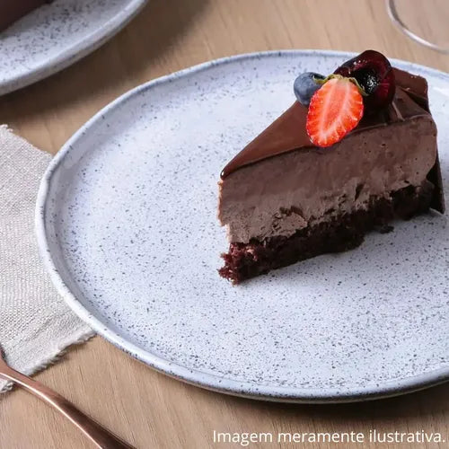 Plato Postre Porto Brasil Cerâmica 1431118601 Blanco Lisa