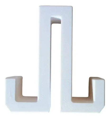 Gancho Toallero Para Mampara De Baño Blanco - Mampara 4mm