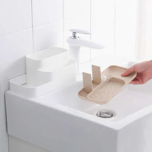 Organizador Multiuso Escurridor Cubiertos Divisiones Cocina