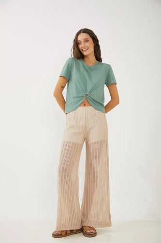 Pantalon Crochet Rimmel Beige M