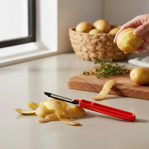 Pelapapas Loekemeyer Mango Plastico Pela Papas 505 Rojo · 19314 · foto 02