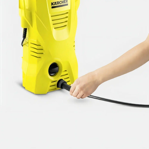 Hidrolavadora Eléctrica Kärcher Home & Garden K2 Basic Black 19943220 Amarillo De 1.4kw Con 110bar De Presión Máxima - 50hz/60hz 50 Hz/60 Hz