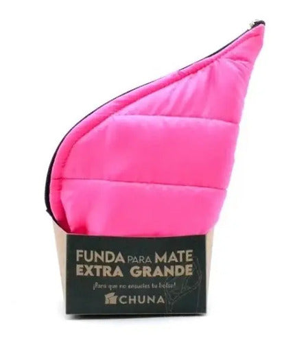 Funda Porta Mate Chuna Extra Grande Tela Fucsia