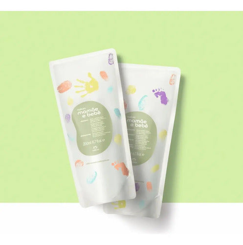 Repuesto Shampoo para Niños Natura Mamae E Bebe 200 Ml Edad 0 a 3 Años · 17495 · foto 02