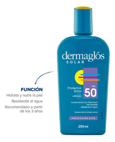 Protector Solar Dermaglós Emulsión FPS50 x 250ml · 1279 · foto 03