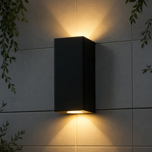 Aplique Pared Santa Luz Bd-33 Negro