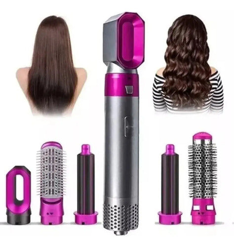 Cepillo Modelador Dezha 5 En 1