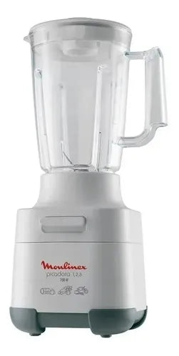 Picadora Moulinex Ad6021ar 123+licuadora 750w Color Blanco