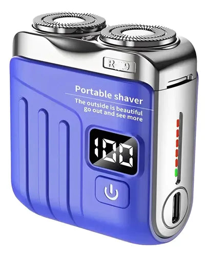 Afeitadora Portátil Recargable para Cuerpo Entero con Carga USB Azul · 17199 · foto 01
