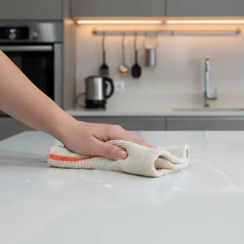 Rejilla Algodón Cocina Make Secado Rápido Blanco 32x37 Cm