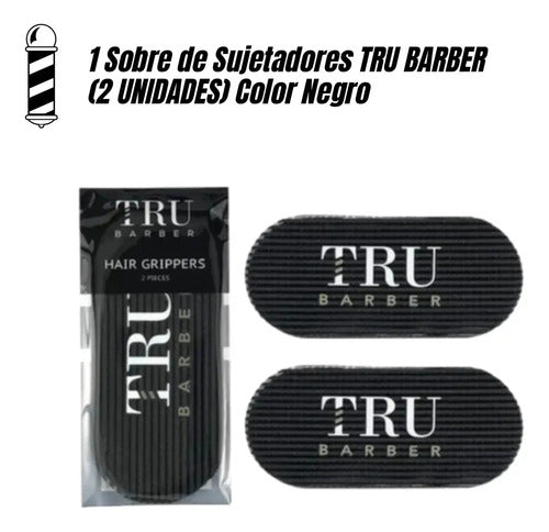 Kit de Barbería y Peluquería Capa Peines Cepillo Fade Tru Negro · 16618 · foto 06