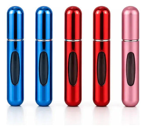 Mini Perfumero 5ml Recargable Portátil X5 Atomizador Colores Mixto