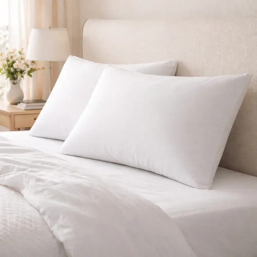 Funda Almohada Distrito Blanco 70x50cm X2 Unidades
