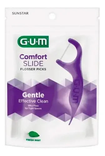 Flosser Dental Gum Ultra Deslizante 40u Violeta