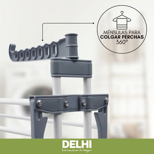 Tender Delhi Dl-700 De Pie Color Gris De 65cm X 75cm X 1.7m