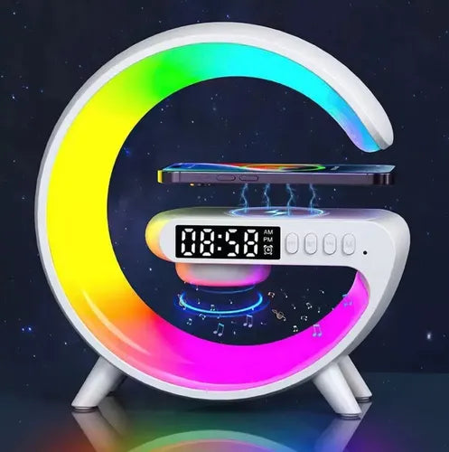 Veladores Proyectores Despertador Letra G Reloj Bluetooth