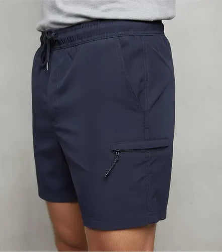 Malla Lisa Traje De Baño Short Liso Azul Marino Lisa Xs