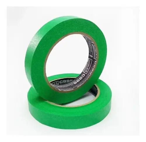 Cinta De Enmascarar Verde 18mm Doble A V