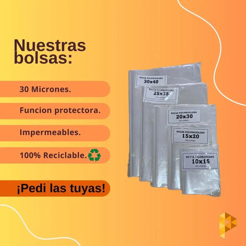 Bolsa de Polipropileno Celofán Plastimar 50x70 cm Pack x 100 · 15845 · foto 03