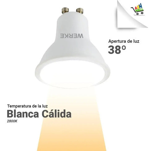 Lampara Led Gu10 6-7 W Pack X10u Blanco