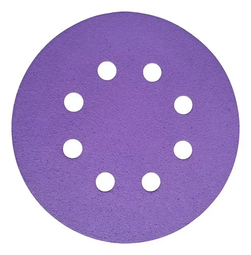 Lija Redonda con Velcro 125mm Perforada Orbital Pack x 10 · 16058 · foto 01