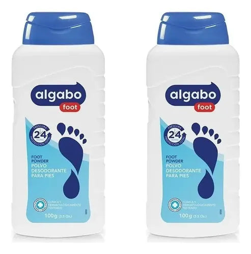 Talco Polvo Desodorante Para Pies Talquera 100g X2 Unidades