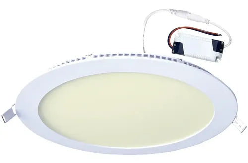 Lámpara Plafon Embutir Techo 18w Led Aro Redondo