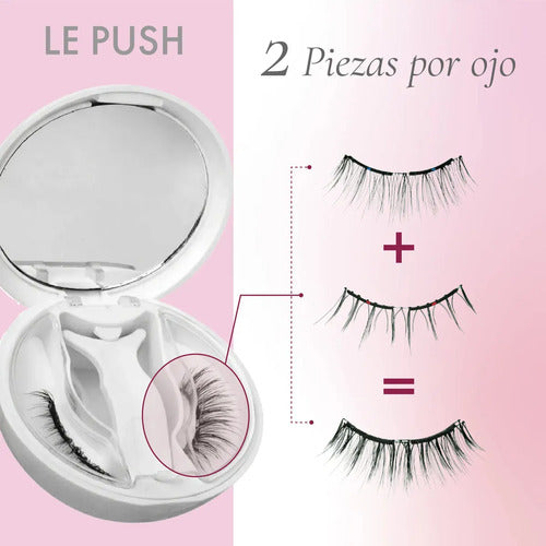Pestañas Magnéticas Le Push Classic Mega Natural Curvatura C 2.3cm · 17287 · foto 03