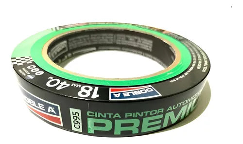 Cinta De Enmascarar Verde 18mm Doble A V