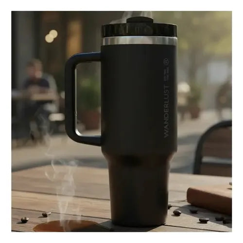 Vaso Térmico Wanderlust para Café con Tapa 1.2 L Blanco · 16859 · foto 05
