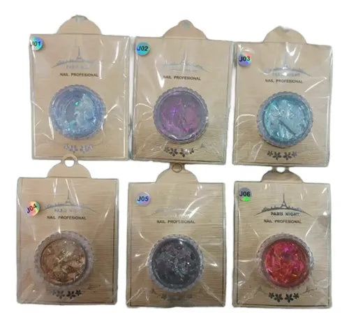Glitter Hielo Paris Night 5mm 1u