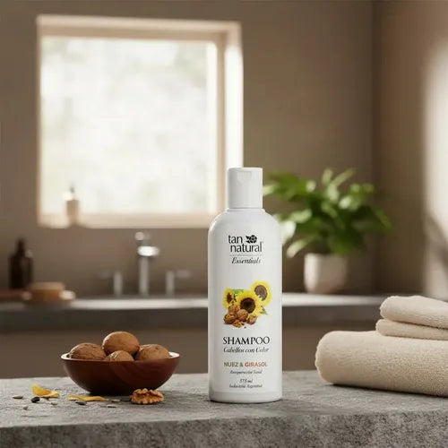 Shampoo Cabellos Con Color Nuez Y Girasol X375ml Tan Natural