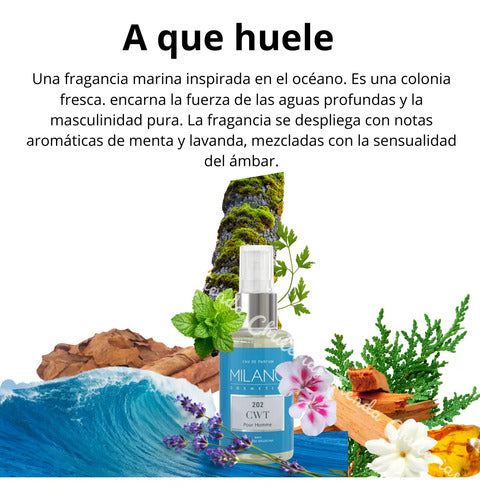 Perfume Mini Milano 202 Cwt Hombre - 60ml X1 Unid. Volumen De La Unidad 60 Ml