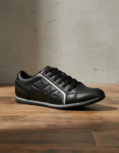 Zapatilla Narrow Cuero Vacuno Hombre Urbana Talle 39 Negro