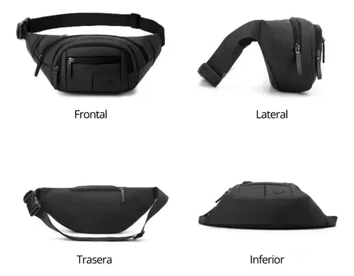Riñonera Hombre Mujer Impermeable Celular Deporte Bandolera